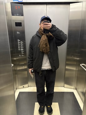 「OAKLEY（オークリー）のアイテム」を使った、ゆうやさん（メンズ・172cm）の冬コーディネート