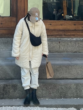 äkaneさん（レディース・163cm）の冬コーディネート