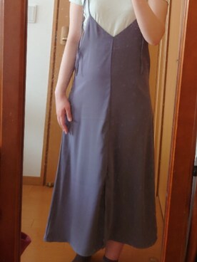 「クルーネックTシャツ」｜mio_seeさん（レディース・163cm）の秋コーディネート