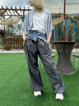 「アツいコーデ全部見せ」｜BITTOKOさん（レディース・160cm）の夏コーディネート