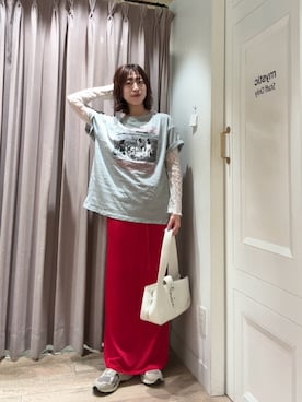 「mystic（ミスティック）のアイテム（ハンドバッグ）」を使った、komiya sakuraさん（レディース・162cm）の春コーディネート