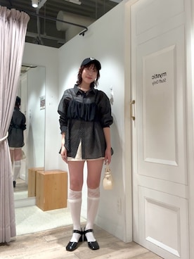「mystic（ミスティック）のアイテム」を使った、komiya sakuraさん（レディース・162cm）の春コーディネート
