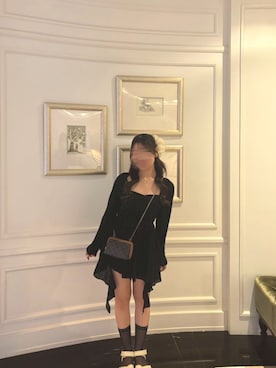 「アイテム（バレッタ/ヘアクリップ）」を使った、twumamonさん（レディース・153cm）の秋コーディネート