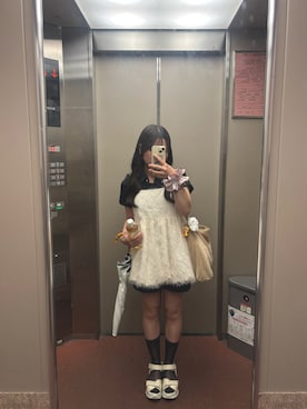 「HIMIKO（ヒミコ）のアイテム」を使った、twumamonさん（レディース・153cm）の夏コーディネート