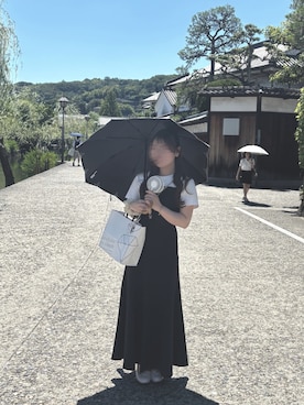 「GRL（グレイル）のアイテム（ワンピース/ドレス）」を使った、twumamonさん（レディース・153cm）の夏コーディネート