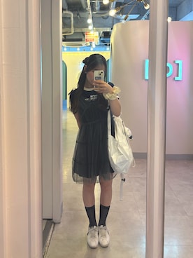 「アイテム（ワンピース/ドレス）」を使った、twumamonさん（レディース・153cm）の夏コーディネート