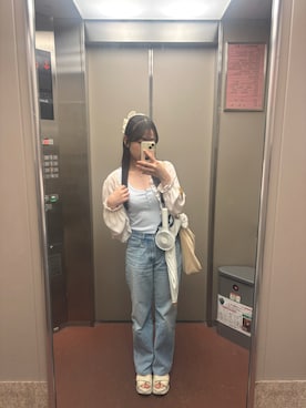 「HIMIKO（ヒミコ）のアイテム」を使った、twumamonさん（レディース・153cm）の夏コーディネート