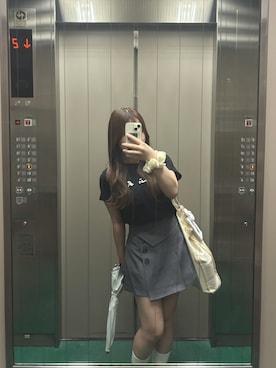 「アイテム（ソックス/靴下）」を使った、twumamonさん（レディース・153cm）の夏コーディネート