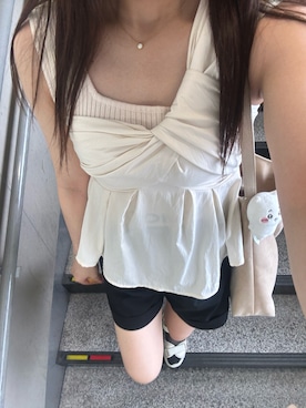 「HIMIKO（ヒミコ）のアイテム」を使った、twumamonさん（レディース・153cm）の夏コーディネート