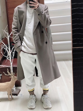「HUGO BOSS（ヒューゴボス）のアイテム（ジャケット/アウター）」を使った、たいっさんさん（メンズ・170cm）の冬コーディネート