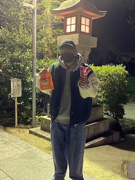 「MSG（エムエスジー）のアイテム（ジャケット/アウター）」を使った、そたさん（メンズ・173cm）の冬コーディネート