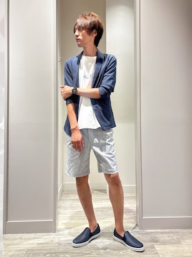 「アイテム（ブルゾン）」を使った、★たか★さん（メンズ・178cm）の夏コーディネート