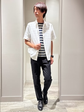 「ABAHOUSE GRAY（アバハウスグレイ）のアイテム」を使った、★たか★さん（メンズ・178cm）の夏コーディネート