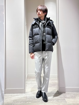 「ABAHOUSE GRAY（アバハウスグレイ）のアイテム」を使った、★たか★さん（メンズ・178cm）の冬コーディネート