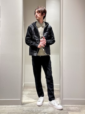 「ABAHOUSE GRAY（アバハウスグレイ）のアイテム（ブルゾン）」を使った、★たか★さん（メンズ・178cm）の冬コーディネート