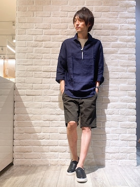 「g-stage（ジーステージ）のアイテム（トップス）」を使った、★たか★さん（メンズ・178cm）の夏コーディネート