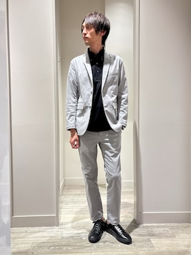 「ABAHOUSE GRAY（アバハウスグレイ）のアイテム」を使った、★たか★さん（メンズ・178cm）の春コーディネート