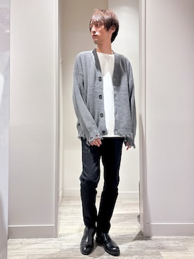 「アイテム（カーディガン/ボレロ）」を使った、★たか★さん（メンズ・178cm）の秋コーディネート