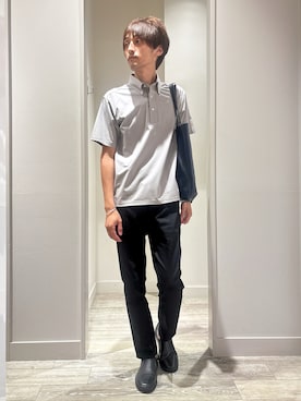 「アイテム（ポロシャツ、ベージュ系）」を使った、★たか★さん（メンズ・178cm）の秋コーディネート