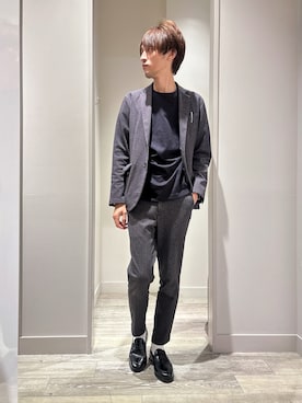 「アイテム（セットアップ）」を使った、★たか★さん（メンズ・178cm）の秋コーディネート