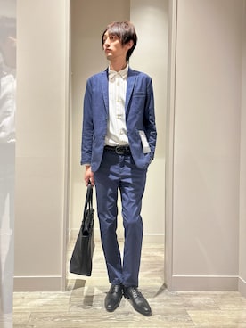 「ABAHOUSE GRAY（アバハウスグレイ）のアイテム」を使った、★たか★さん（メンズ・178cm）の春コーディネート