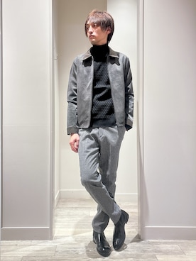 「ABAHOUSE GRAY（アバハウスグレイ）のアイテム」を使った、★たか★さん（メンズ・178cm）の冬コーディネート
