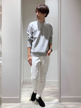 「スエット」｜「アイテム（ローファー）」を使った、★たか★さん（メンズ・178cm）の秋コーディネート