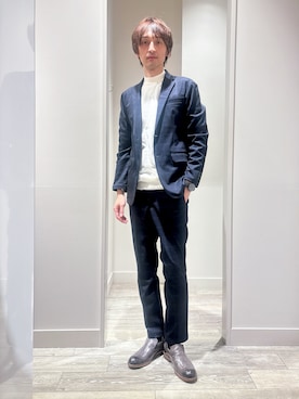 「ABAHOUSE GRAY（アバハウスグレイ）のアイテム」を使った、★たか★さん（メンズ・178cm）の冬コーディネート