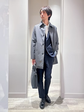 「ABAHOUSE GRAY（アバハウスグレイ）のアイテム（セットアップ）」を使った、★たか★さん（メンズ・178cm）の秋コーディネート