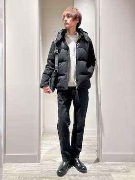 「アイテム（ボディバッグ/ウエストポーチ）」を使った、★たか★さん（メンズ・178cm）の冬コーディネート