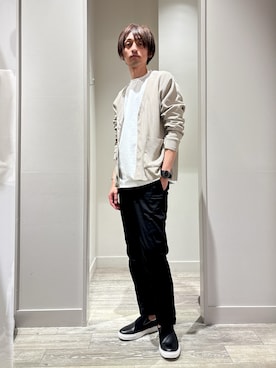 「アイテム（チノパンツ）」を使った、★たか★さん（メンズ・178cm）の春コーディネート