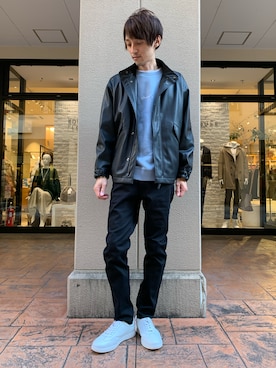 「ネオレザー」｜★たか★さん（メンズ・178cm）の秋コーディネート