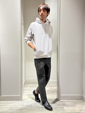 「パーカー」｜「アイテム（セットアップ）」を使った、★たか★さん（メンズ・178cm）の秋コーディネート