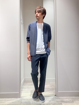 「アイテム（スリッポン）」を使った、★たか★さん（メンズ・178cm）の夏コーディネート