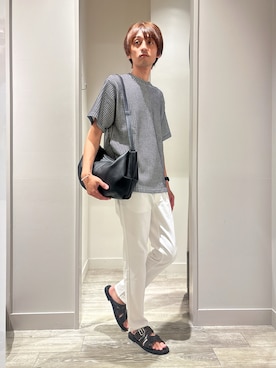 「アイテム（ボディバッグ/ウエストポーチ）」を使った、★たか★さん（メンズ・178cm）の夏コーディネート