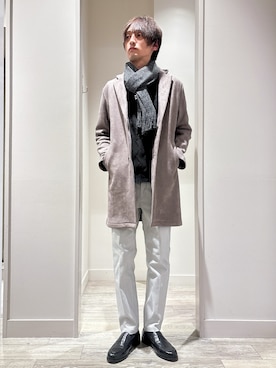 「ABAHOUSE GRAY（アバハウスグレイ）のアイテム」を使った、★たか★さん（メンズ・178cm）の冬コーディネート