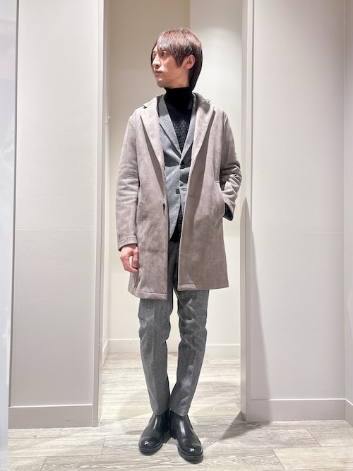 ABAHOUSE GRAY セットアップ 「上下2点SET/WEB限定」ヘリンボーン