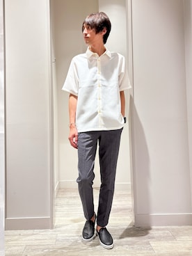 「アイテム（スリッポン）」を使った、★たか★さん（メンズ・178cm）の夏コーディネート