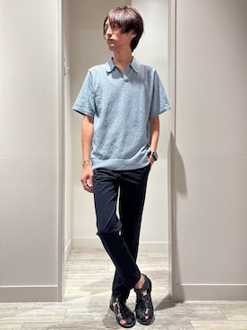 「ABAHOUSE GRAY（アバハウスグレイ）のアイテム」を使った、★たか★さん（メンズ・178cm）の夏コーディネート
