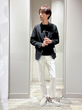 「アイテム（テーラードジャケット）」を使った、★たか★さん（メンズ・178cm）の夏コーディネート