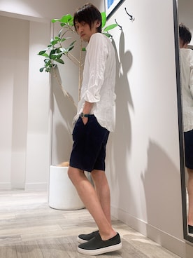 「HENRY LONDON（ヘンリーロンドン）のアイテム（アナログ腕時計）」を使った、★たか★さん（メンズ・178cm）の夏コーディネート