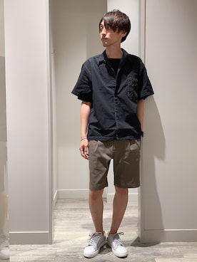 「デサント」｜★たか★さん（メンズ・178cm）の夏コーディネート