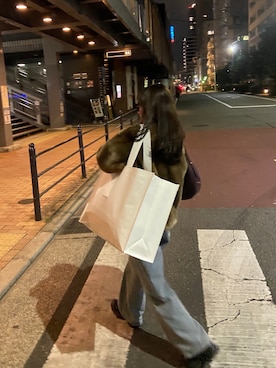 「大人可愛い、冬」｜sakuraさん（レディース・154cm）の冬コーディネート