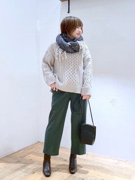 yasuno.【GLOBALWORK】さん（レディース・162cm）の冬コーディネート