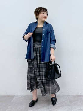 yasuno.【GLOBALWORK】さん（レディース・162cm）の夏コーディネート