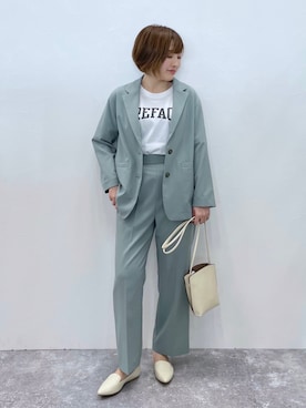 yasuno.【GLOBALWORK】さん（レディース・162cm）の春コーディネート