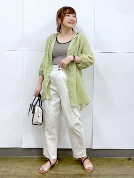 yasuno.【GLOBALWORK】さん（レディース・162cm）の夏コーディネート