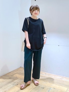 yasuno.【GLOBALWORK】さん（レディース・162cm）の夏コーディネート