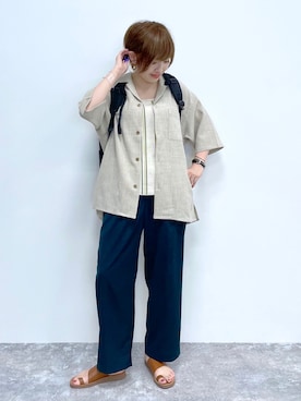 yasuno.【GLOBALWORK】さん（レディース・162cm）の夏コーディネート