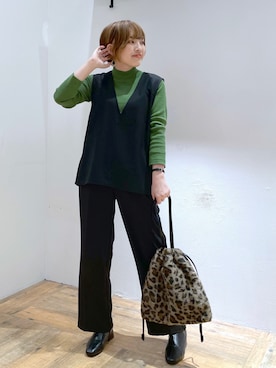 yasuno.【GLOBALWORK】さん（レディース・162cm）の秋コーディネート